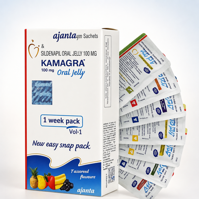 Kamagra Oral Jelly 100 mg (mešani okusi)
