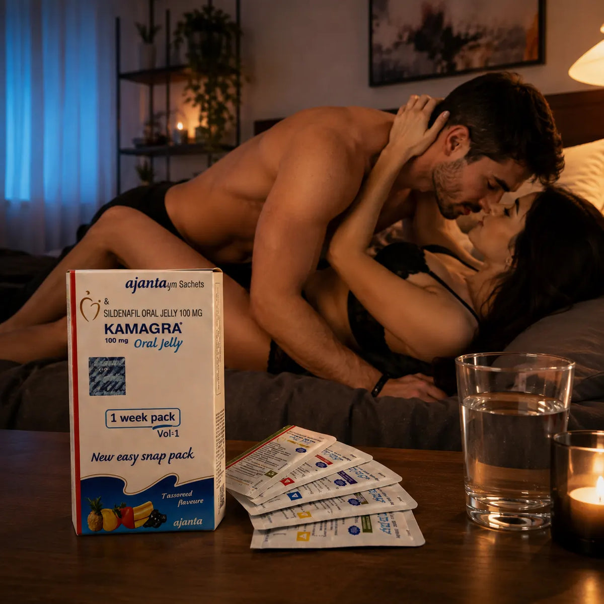 Kamagra Oral Jelly 100 mg (mešani okusi) — galerija 4