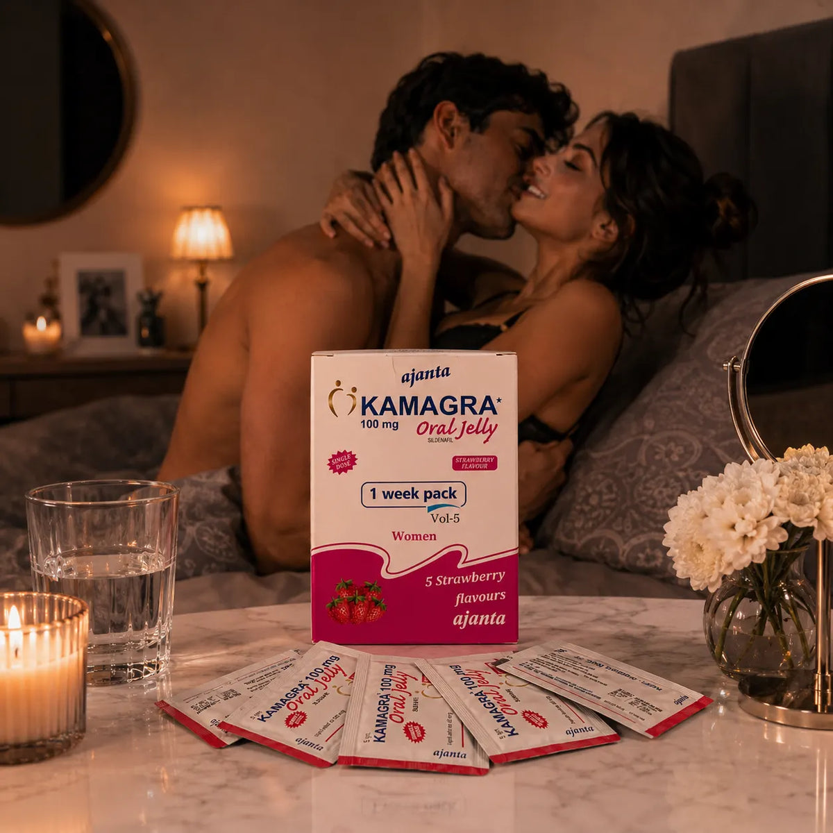 Kamagra Oral Jelly Women 100 mg (jagoda) — galerija 1