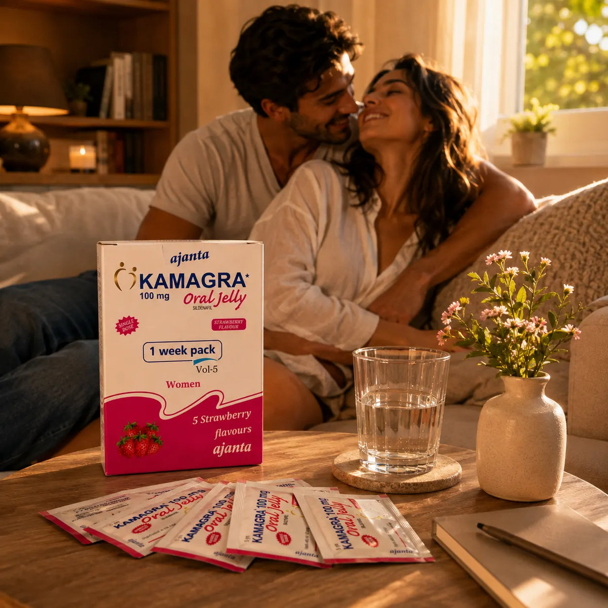 Kamagra Oral Jelly Women 100 mg (jagoda) — galerija 4